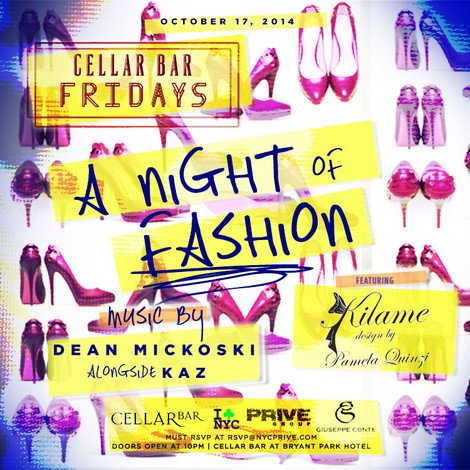 cellar bar, fashion, fashion show, pamela quinzii