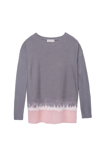 FELTED OMBRE SWEATER