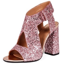 Raoul Pink Glitter Sandal $225