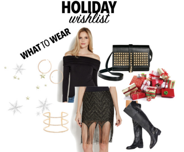 holiday outfit, what to wear, shoe dazzle, 