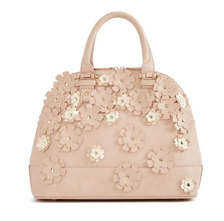 satchel, floral bag, handbag, spring handbag, pocketbook