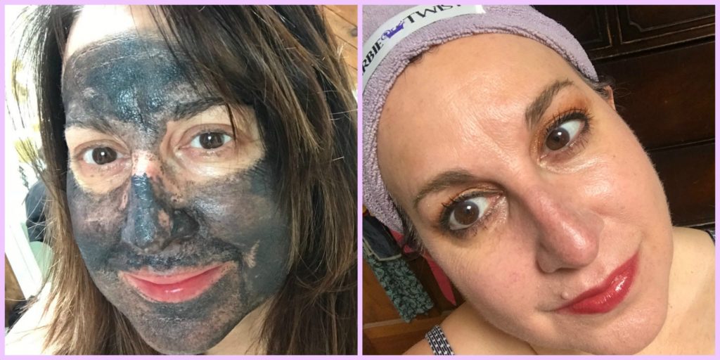 activated charcoal, mud mask, face mask, antiaging